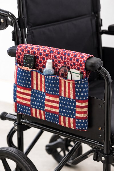 Wheelchair Caddy, Patriotic